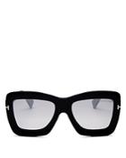 Tom Ford Women's Hutton Oversized Square Sunglasses, 55mm