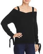Theory Cold-shoulder Cashmere Sweater