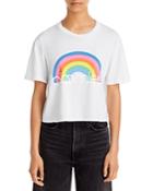 Bloomie's Rainbow Graphic Cropped Tee - 100% Exclusive