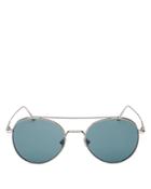 Tom Ford Unisex Declan Brow Bar Round Sunglasses, 52mm
