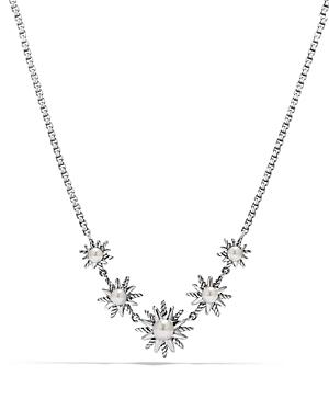 David Yurman Starburst Necklace With Pearl
