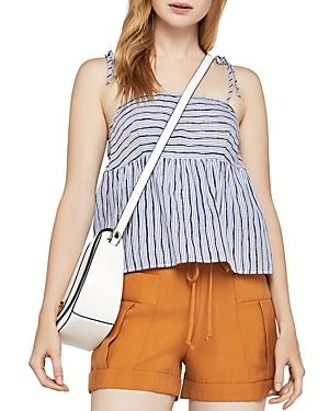 Bcbgeneration Flounced Striped Top
