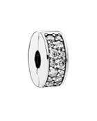 Pandora Clip - Sterling Silver & Cubic Zirconia Shining Elegance, Moments Collection