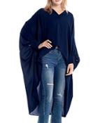Gracia High Low Wide Shirt (30% Off) Comparable Value $85.50