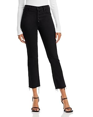 Mother The Pixie Dazzler Frayed Ankle Jeans In Not Guilty