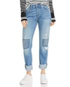 Rag & Bone/jean Rosa High-rise Patched Boyfriend Jeans In Ito