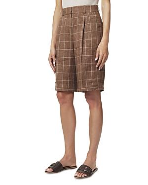 Peserico Windowpane Plaid Shorts