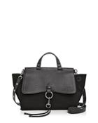 Rebecca Minkoff Keith Medium Leather And Suede Satchel