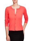 C By Bloomingdale's Crewneck Cashmere Cardigan