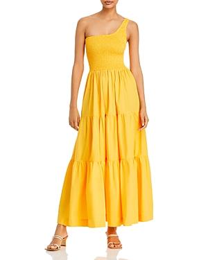 S/w/f Smocked One Shoulder Maxi Dress