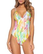 Becca By Rebecca Virtue Coral Reef Printed One-piece Swimsuit