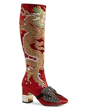 Gucci Candy Embroidered Tall Boots