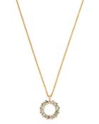 Kiki Mcdonough 18k Yellow Gold Juno Green Amethyst & Diamond Sunflower Pendant Necklace, 18