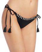 Vince Camuto Eyelet-laced String Bikini Bottom