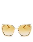 Dolce & Gabbana Mirrored Square Sunglasses, 56mm