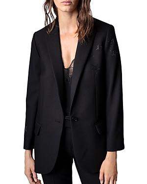 Zadig & Voltaire Viva Strass Star Blazer