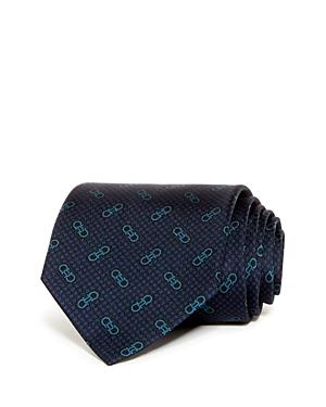 Salvatore Ferragamo Vintage Gancini Classic Silk Tie