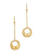 Bloomingdale's Circle Chain Drop Earrings In 14k Yellow Gold - 100% Exclusive