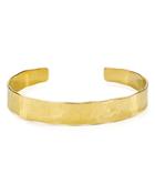 Chan Luu Hammered Cuff Bracelet In 18k Gold-plated Sterling Silver Or Sterling Silver