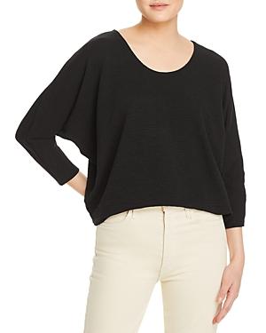 Kim & Cami Textured Wedge Top