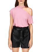 Sanctuary Part Time Lover One Shoulder Tee