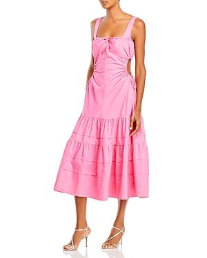 Nicholas Betty Ruched Cutout Dress