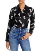 L'agence Tyler Long Sleeve Silk Blouse
