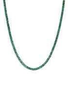 Short & Suite Eternity Gem Tennis Necklace, 16