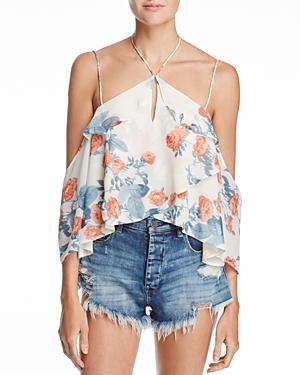 Olivaceous Strappy Halter Top