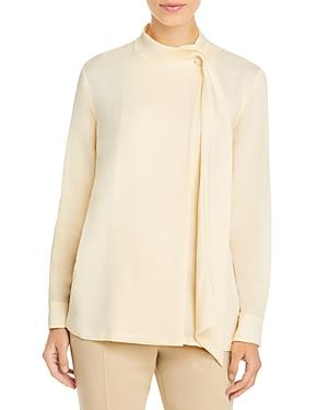 Max Mara Onorata Crossover Scarf Neck Blouse