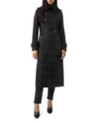 Mackage Elodie Shimmer Double-breasted Button Front Coat