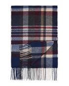 The Men's Store At Bloomingdale's Striped Plaid Cashmere Scarf - 100% Exclusive