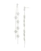 Shashi Floral Double Strand Drop Earrings