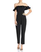French Connection Whisper Ruffle-trim Jumpsuit