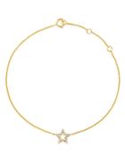 Moon & Meadow Diamond Open Star Adjustable Bracelet In 14k Yellow Gold - 100% Exclusive