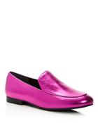 Kenneth Cole Westley Metallic Leather Loafers
