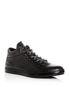 Kenneth Cole Men's Brand Tour Leather Mid Top Sneakers