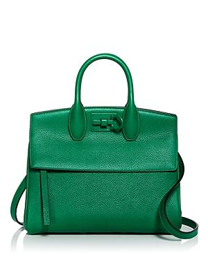 Salvatore Ferragamo Studio Small Leather Satchel