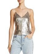 Alice And Olivia Delray Embellished Camisole Top