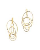 Moon & Meadow Interlocking Hoop Drop Earrings In 14k Yellow Gold - 100% Exclusive