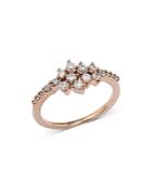 Bloomingdale's Diamond Cluster Ring In 14k Rose Gold - 100% Exclusive