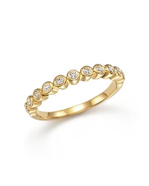 Diamond Band Ring In 14k Yellow Gold, .20 Ct. T.w.