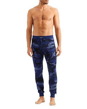 Polo Ralph Lauren Cotton Waffle Knit Camouflage Logo Print Joggers
