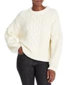 Anine Bing Irina Cable Knit Sweater