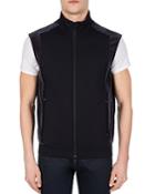 Armani Mixed Media Slim Fit Vest