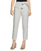 1.state Striped Tapered-leg Pants