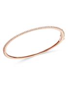 Bloomingdale's Micro-pave Diamond Stacking Bangle In 14k Rose Gold, 0.60 Ct. T.w. - 100% Exclusive
