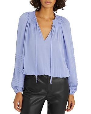 Sanctuary Cooler Nights Tie Neck Blouse
