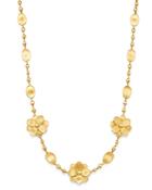Marco Bicego 18k Yellow Gold Petali Flower 17.75 Station Necklace - 100% Exclusive
