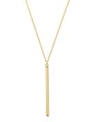 Bloomingdale's Diamond Bar Drop Necklace In 14k Yellow Gold, 0.03 Ct. T.w. - 100% Exclusive